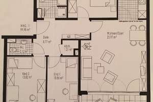 Helle, gepflegte 4 Zimmer Gartenwohnung am Riemer See in kleiner Wohnanlage – Astrid-Lindgren-Straße 66, 81829 Messestadt Riem, München – Vorschaubild 2
