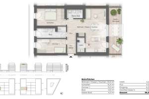 ** Erstbezug | 3 Zimmer in der Penthouse-Etage mit Süd-Dachterrasse & 2 Bädern ** – Kohlenstraße 23, 4107 Zentrum-Südost, Leipzig – Vorschaubild 17