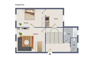 Charmantes Einfamilienhaus mit Potential – Die vollständige Adresse der Immobilie erhältst du vom Anbieter., 64297 Eberstadt, Darmstadt – Vorschaubild 2