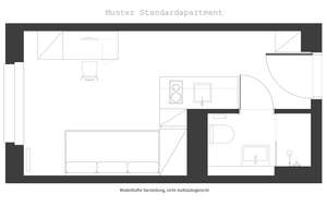 Stylische, möblierte Studentenapartments zw. Innenstadt und Uni - Staytoo Apartments – Rochusstraße 65, 53123 Duisdorf, Bonn – Vorschaubild 14