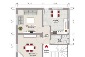 Zweifamilienhaus mit 2 Wohneinheiten & großer Terrasse – ideal für Eigennutzer & Kapitalanleger – Die vollständige Adresse der Immobilie erhältst du vom Anbieter., 68307 Sandhofen, Mannheim – Vorschaubild 35