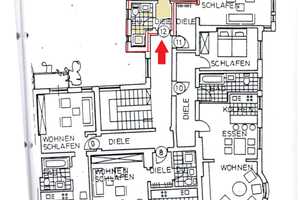 Vermietete 1 Zimmer-Wohnung mit EBK und Balkon – Batteriestr. 63, 27568 Bremerhaven – Vorschaubild 7