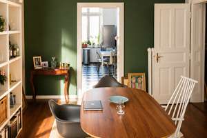 Stilvoller 115 m²-Altbau mit Stuck, Flügeltür & großem Balkon | Friedrichstadt | provisionsfrei – Talstr 55, 40217 Friedrichstadt, Düsseldorf – Vorschaubild 2