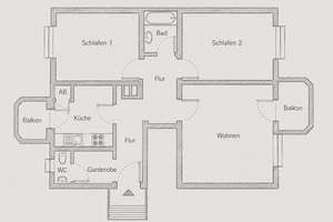 (11) 3-ZIMMER-WOHNUNG MIT BLICK AUF DAS ISARUFER I ZENTRAL IN MÜNCHEN LEHEL – Die vollständige Adresse der Immobilie erhältst du vom Anbieter., 80538 Lehel, München – Vorschaubild 2