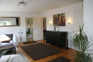 Möblierte 4-Zimmer-Dachgeschosswohnung mit Balkon im Märchenviertel von Karlsruhe-Rüppurr
