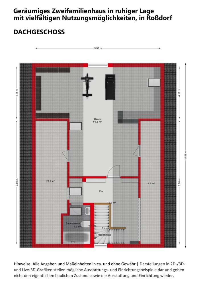 Grundriss  - Dachgeschoss