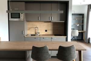 47m² vollmöbliertes All-inklusive-Apartment mit Gym, Lounge, Dachterrasse