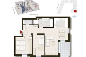 Ankommen in Stuttgart-Rosenstein: 3-Zimmer-Wohnung mit moderner Ausstattung und Balkon – Friedhofstraße 12, 70191 Am Pragfriedhof, Stuttgart – Vorschaubild 7