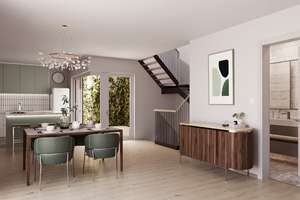 Weißensee: ERSTBEZUG im TOWNHOUSE - 2025: 5-Zi, 4 Etagen, TERRASSE + GARTEN – Die vollständige Adresse der Immobilie erhältst du vom Anbieter., 13088 Weißensee, Berlin – Vorschaubild 2