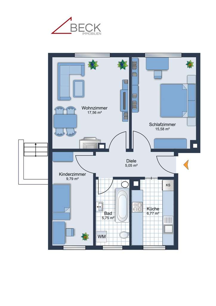 Immobilie in Leutenberg - Ruhige 3-R-Eigentumswohnung mit Stellplatz in Leutenberg– ideal für Eigennutzer oder Kapitalanleger - Bild 1