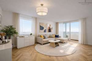 Hoch hinaus: Gepflegte 2-Zimmer-Wohnung mit Fernblick und großzügigen Balkon!