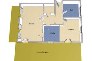 IMMOBERLIN.DE - Naturverbundene Wohnung mit großer Sonnenterrasse in See- & Waldnähe – Die vollständige Adresse der Immobilie erhältst du vom Anbieter., 14476 Neu Fahrland, Potsdam – Vorschaubild 4