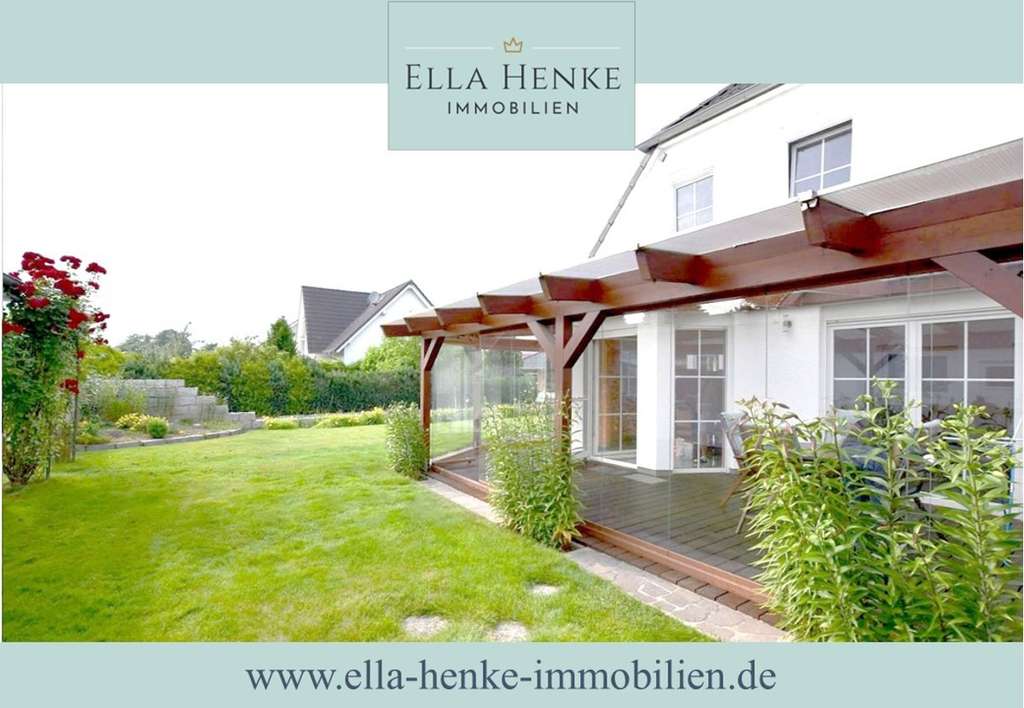 Immobilie in Rühen - Schöne, moderne Doppelhaushälfte mit offener Küche, Kamin, Wintergarten + Garage... - Bild 0