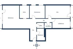 Großzügige  4-Zimmer-Wohnung mit zwei Loggien – Die vollständige Adresse der Immobilie erhältst du vom Anbieter., 86157 Pfersee-Nord, Augsburg – Vorschaubild 16