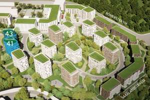 Neubau-Highlight: Stilvolle 2-Zimmerwohnung im Hochgelegen Heilbronn (Typ 1) – Manfred-Weinmann-Ring 41, 74078 Neckargartach, Heilbronn – Vorschaubild 3