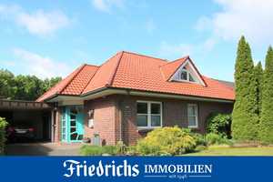 Exklusiver Bungalow mit idyllischem Garten und Carport-Stellplatz in ruhiger Lage von Bad Zw'ahn – Ammerland (Kreis) – Vorschaubild 1