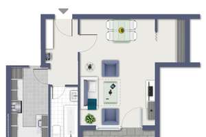 Single o. Studenten App. mit Balkon und Aufzug in Top Lage von der Bochumer Innenstadt!! – Viktoriastr. 22, 44787 Gleisdreieck, Bochum – Vorschaubild 4