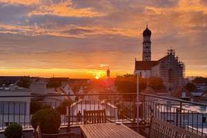 Exklusive Wohnung mit 50 qm Dachterrasse über Augsburg