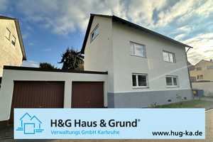 FREI! Dreifamilienhaus mit Garten, Balkonen + 2 Garagen in ruhiger Wohnlage von Neureut – Karlsruhe – Vorschaubild 1