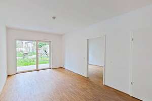 Moderne 2-Zimmer-Wohnung mit EBK und TERRASSE im Neubauquartier 'Großherzog Friedrich Höfe'