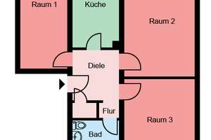 Gut geschnittene 3-Zimmer-Wohnung mit Balkon in Iserlohn-Hombruch zum 01.12.2026! – Bremsheide 20, 58638 Iserlohn-Mitte, Iserlohn – Vorschaubild 5
