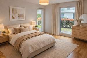 Wohnen wie im eigenen Haus - moderne Gartenwohnung am Altrhein mit Terrasse & Tiefgarage – Gerwigstraße 36, 68305 Waldhof, Mannheim – Vorschaubild 9
