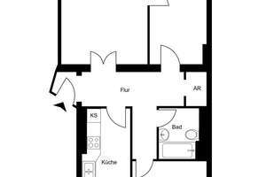 Choriner Straße, Berlin-Mitte: Klassische Altbauwohnung, 3 Zimmer, geschliffene Dielen, Einbauküche – Choriner Straße 81, 10119 Mitte (Ortsteil), Berlin – Vorschaubild 3