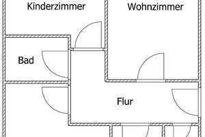 Frei zum 01.05.2026.: Helle 3-Zimmer-Wohnung mit Aufzug, modernem Tageslichtbad und Balkon – Mintarder Weg 47, 40472 Unterrath, Düsseldorf – Vorschaubild 7