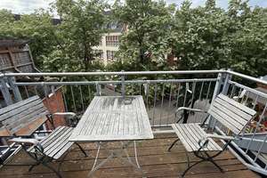 Apartment möbliert im Dachgeschoss mit Terrasse  In Flingern Nord – Lindenstraße 144, 40233 Flingern Nord, Düsseldorf – Vorschaubild 7