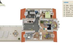 Stilvolle Dachgeschosswohnung mit großer Süd-Dachterrasse im charmanten Gründerzeithaus – Die vollständige Adresse der Immobilie erhältst du vom Anbieter., 47799 Cracau, Krefeld – Vorschaubild 14