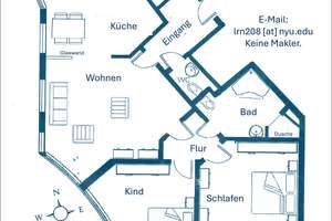Helle, moderne 3,5-Zimmer Wohnung an der Münchner Freiheit.  Von Privat. – Siegesstr. 15, 80802 Schwabing-Ost, München – Vorschaubild 10