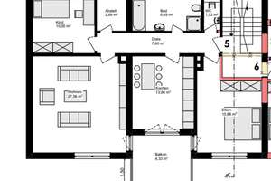 Historischer Charme trifft modernen Komfort – kernsanierte 3-Zimmer-Wohnung im 2. OG – Die vollständige Adresse der Immobilie erhältst du vom Anbieter., 86156 Kriegshaber, Augsburg – Vorschaubild 12