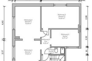 3 Zimmer Wohnung in Bremen-Lindenhof, 1. OG – Liegnitzstraße 41, 28237 Lindenhof, Bremen – Vorschaubild 2
