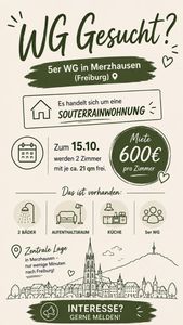 WG Zimmer zu vermieten