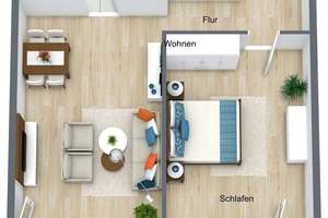 Leerstehende 2-Zimmer-Wohnung mit großzügigem Balkon und Stellplatz – Die vollständige Adresse der Immobilie erhältst du vom Anbieter., 97078 Lindleinsmühle, Würzburg – Vorschaubild 17
