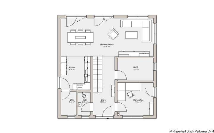 Grundriss Erdgeschoss