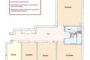 4 Zimmer, Küche, Bad, Balkon. Neu saiert:Böden (Laminat/Fliesen)/ neue Türen/Zargen/ neues Bad/ usw. – Georg-von-Boeselager-Str. 13, 53117 Bonn – Vorschaubild 1