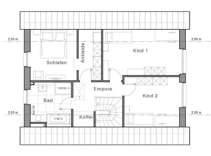 Grundriss Dachgeschoss