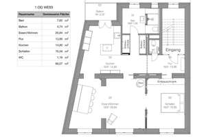 Attraktive 2 Zimmer Wohnung im 1. OG Johannesviertel in Darmstadt – Die vollständige Adresse der Immobilie erhältst du vom Anbieter., 64293 Darmstadt-Nord, Darmstadt – Vorschaubild 14