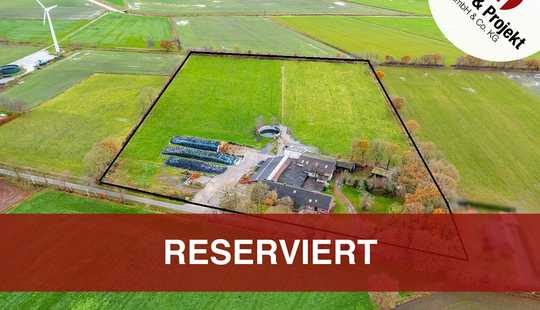Bild von Landwirtschaftlicher Betrieb mit ca. 42.000 m² Fläche – Wohnen und Landwirtschaft nahe der Nordsee
