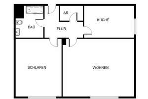 Renovierte 1 Zimmer Wohnung mit Balkon und Fahrstuhl, sofort anmietbar! – Brüder-Grimm-Ring 10, 23560 Moisling, Lübeck – Vorschaubild 8