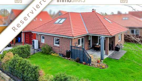 Bild von Larrelt: 
Ankommen & Wohlfühlen: Moderner Bungalow mit Garten und viel Komfort