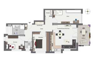 4-Zimmer-Wohnung im mit Balkon in Ulm-Weststadt – Wörthstraße 15, 89077 Weststadt, Ulm – Vorschaubild 17