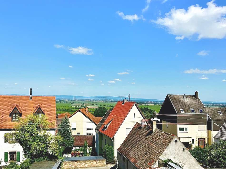 Blick vom Balkon
