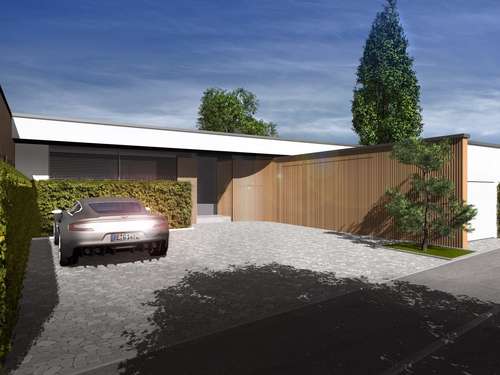 Abbildung zu DORTMUND-LÜCKLEMBERG: Raum für Ihre Ideen – entkernter Bungalow mit Pool in 