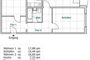 Familienfreundliche 3-Zimmerwohnung mit Balkon und Aufzug! – Prohliser Allee 31, 1239 Prohlis-Süd, Dresden – Vorschaubild 2