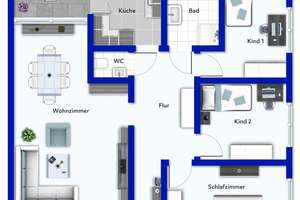 Einziehen und wohlfühlen: Großzügige Wohnung mit viel Privatsphäre – Die vollständige Adresse der Immobilie erhältst du vom Anbieter., 69168 Wiesloch – Vorschaubild 6