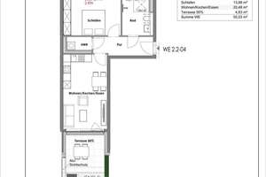 2-Zimmer-Wohnung im Erdgeschoss mit Terrasse – Nesselrodestraße 10, 50735 Niehl, Köln – Vorschaubild 8