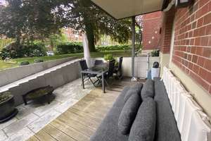 Exklusive  Gartengeschosswohnung mit Parkanlage,  großer Südterrasse & Tiefgarage in Barmbek-Süd – Musterstrasse 1, 22081 Barmbek-Süd, Hamburg – Vorschaubild 2