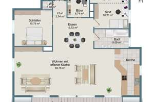 4 Zimmer-Panorama-Wohnung (Traumblick über den Ort und in den Odenwald) – Leipziger Strasse 22, 64372 Ober-Ramstadt – Vorschaubild 45